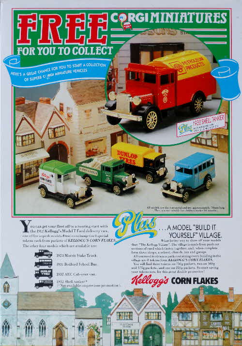 1989 Cornflakes Village Corgi Minitures collection (2)