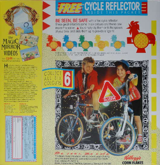 1989 Cornflakes Bike Reflector & Magic Mirror video