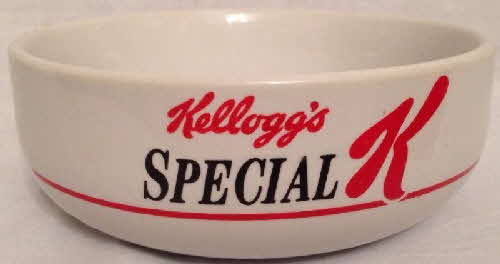 1987 Kelloggs Shell promotional bowls - Special K