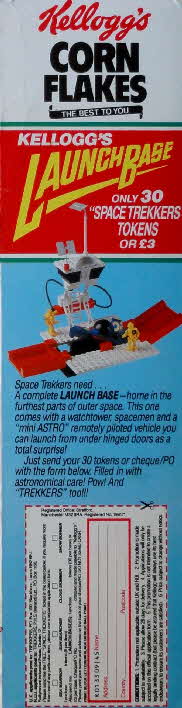 1987 Cornflakes Tente Space Trekkers front