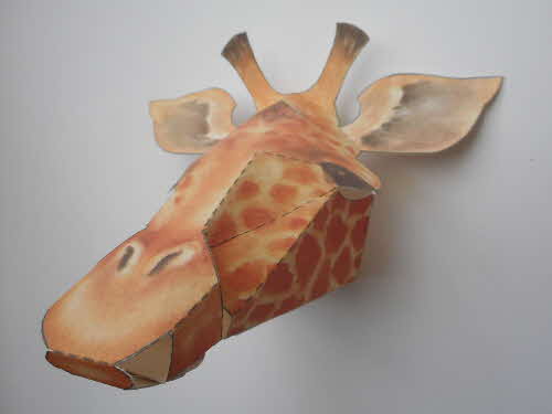 1992 Cornflakes Animal Heads Giraffe made (1)
