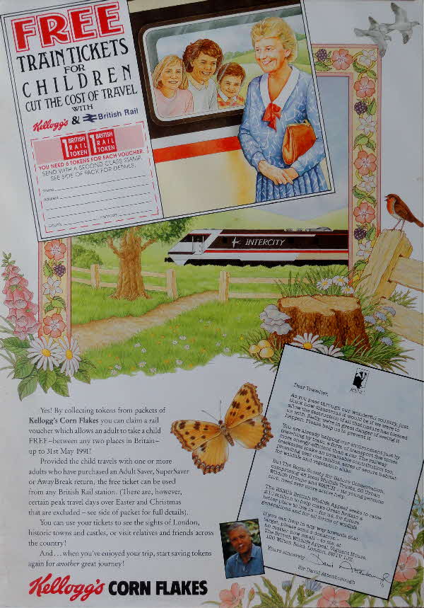 1990 Cornflakes Free Train Tickets for Children (1)