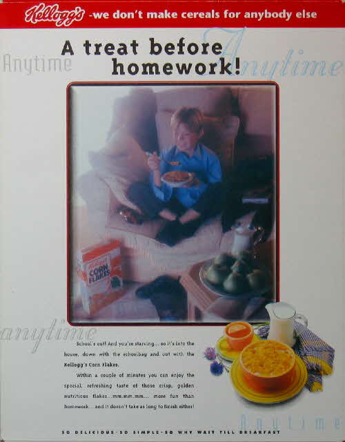 1995 Cornflakes Treat before Homework