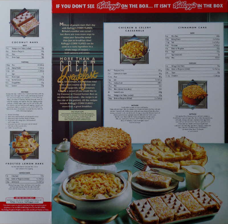 1997 Cornflakes Recipes