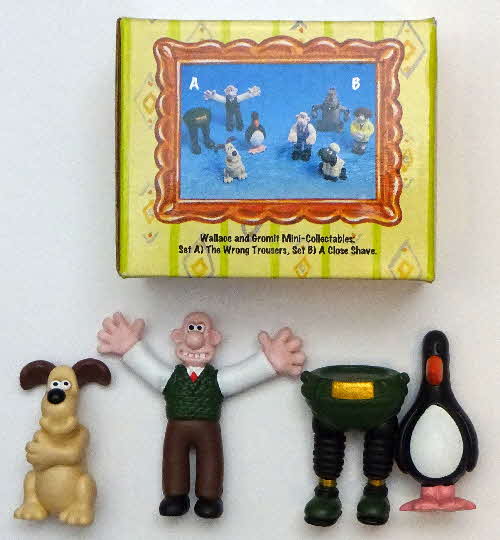 1997 Cornflakes Wallace & Gromit Characters Set 1