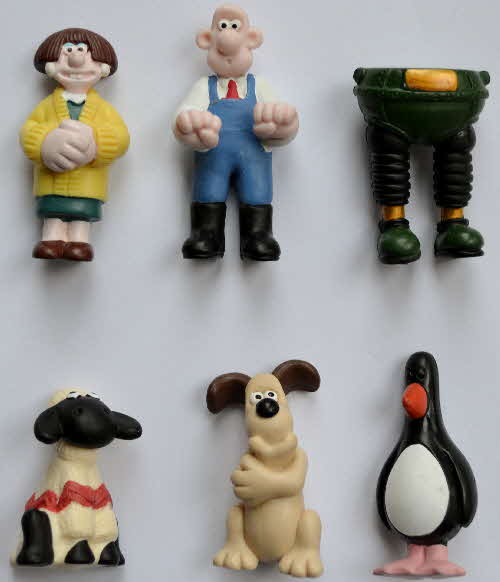 1997 Rice Krispies Wallace & Grommit figures
