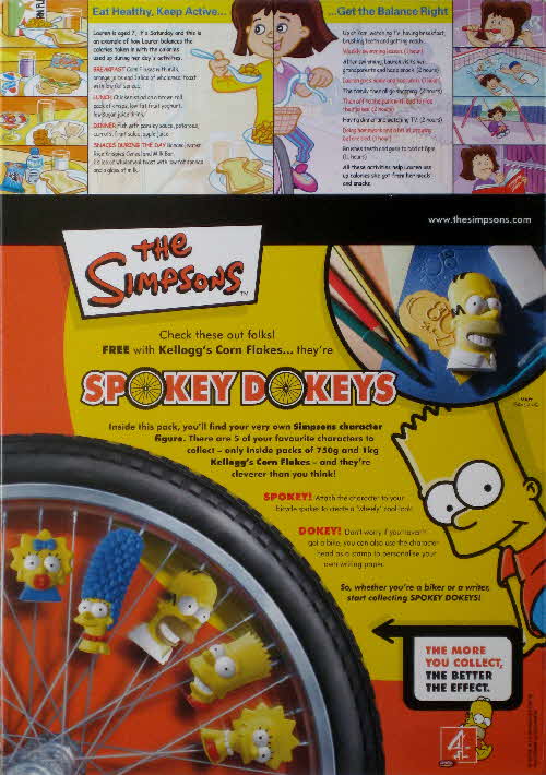 2004 Cornflakes Simpsons Spokey Dokeys
