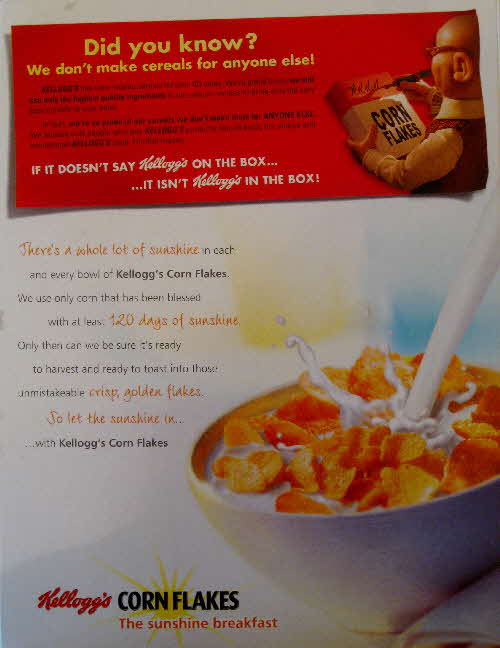 2009 Cornflakes Did you Know 2