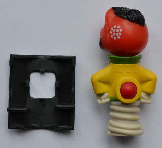 2005 Cornflakes Magic Roundabout Pencil Toppers - Zebedee front & back (2)