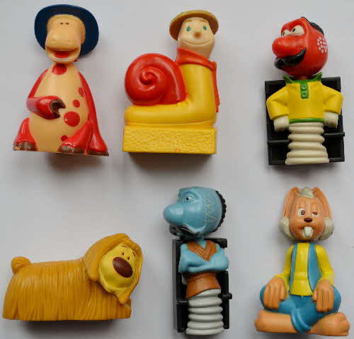 2005 Cornflakes Magic Roundabout Pencil Toppers