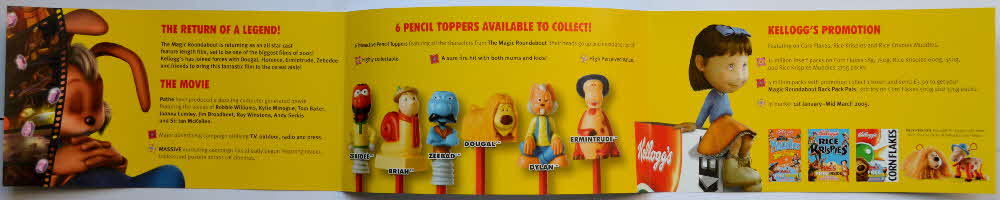 2005 Kelloggs Promotional Magic Roundabout Pencil Toppers (3)