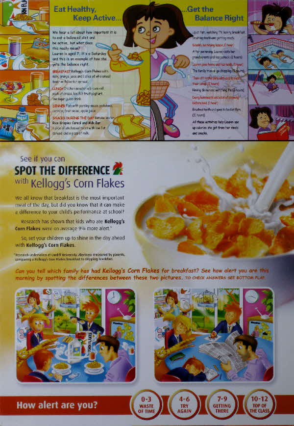 2005 Cornflakes Spot the Difference