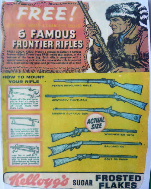 1958 Frosties Famous Frontier Rifles1