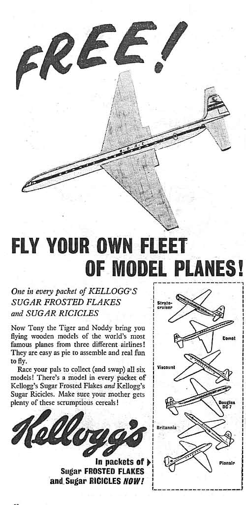 1956 Frosties Model Wooden Planes 2