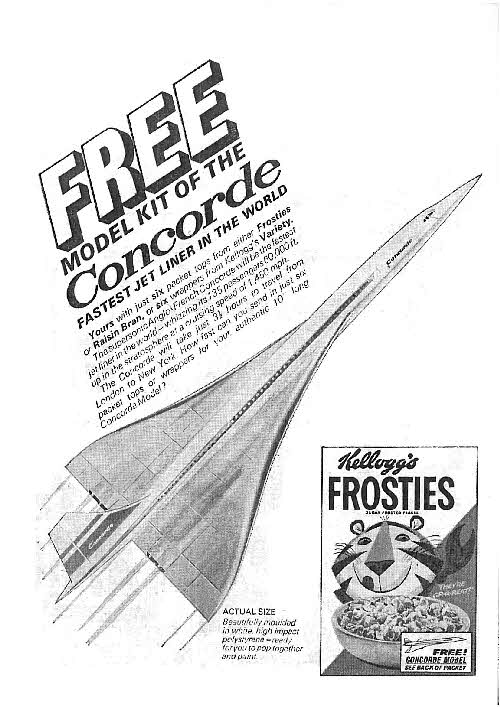 1968 Frosties Corncorde Model (2)