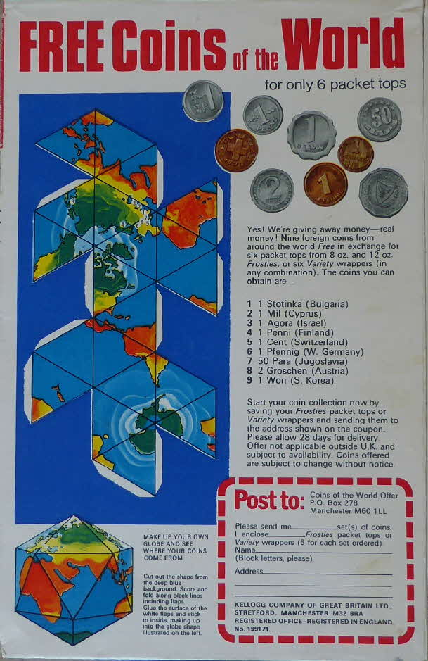 1974 Frosties Coins of the World (2)
