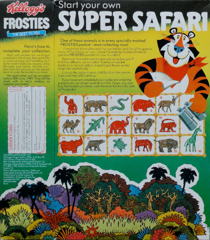 1984 Frosties Super Safari figures - jungle