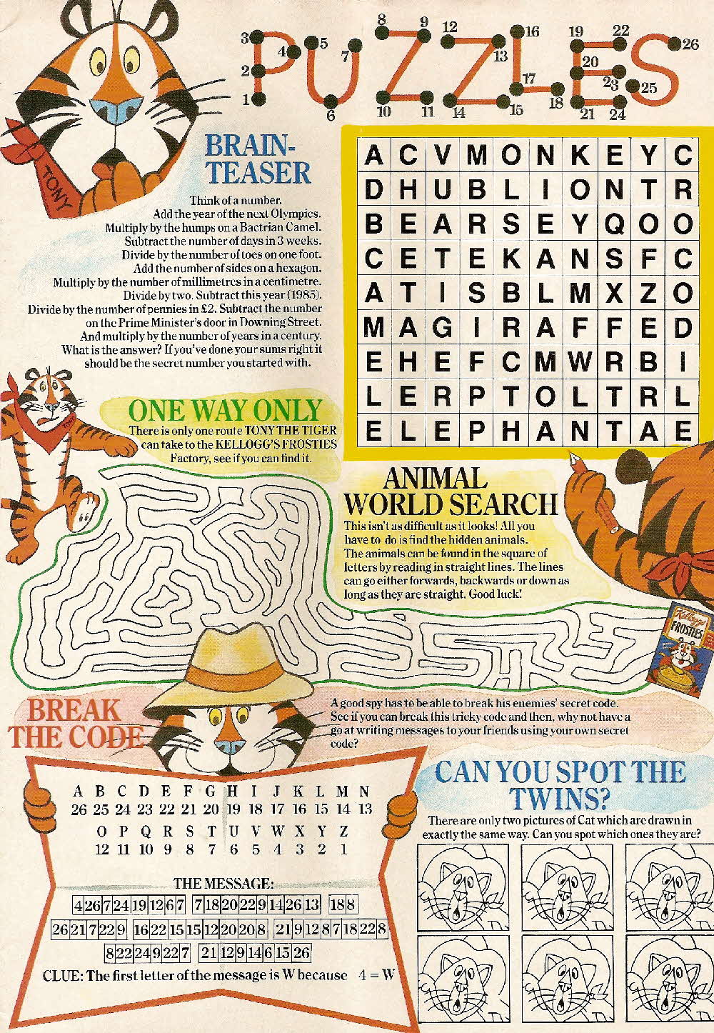 1985 Frosties Tony the Tiger Magazine (15)
