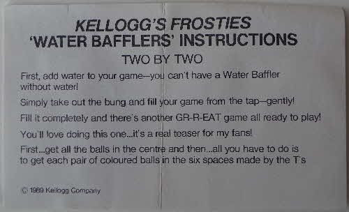 1989 Frosties Water Bafflers mint 1 (2)