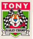 1984 Frosties Tony Racing Stickers