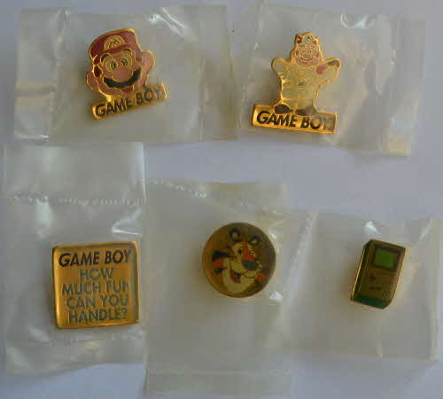1993 Frosties GameBoy Competition badge prizes