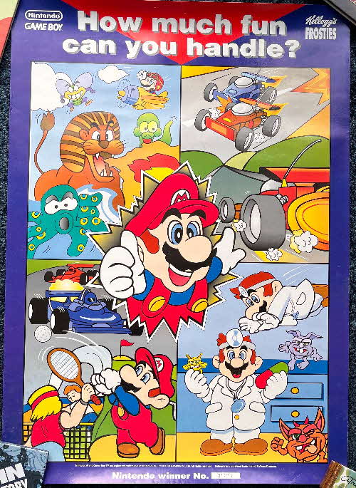 1993 Frosties Gameboy Collector Cards Posters (1)