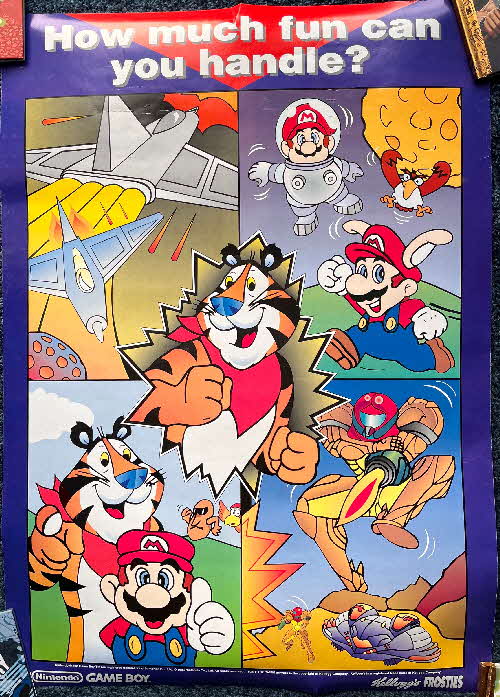 1993 Frosties Gameboy Collector Cards Posters (2)