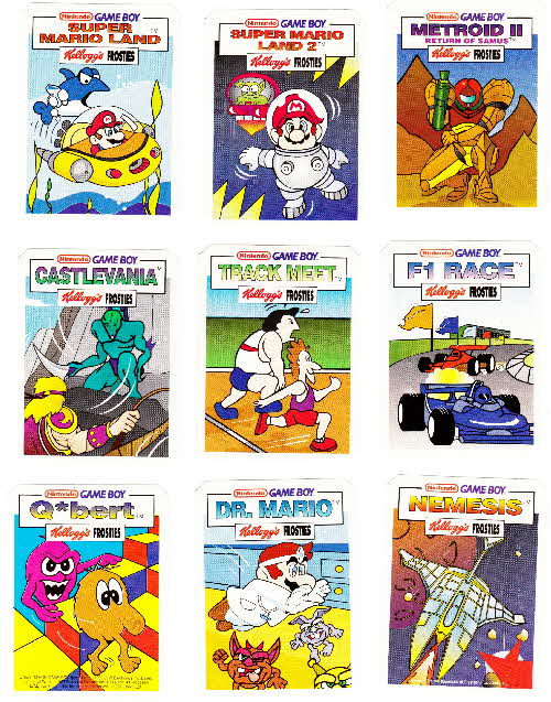 1993 Frosties Nintendo Gameboy scratchcards  (1)