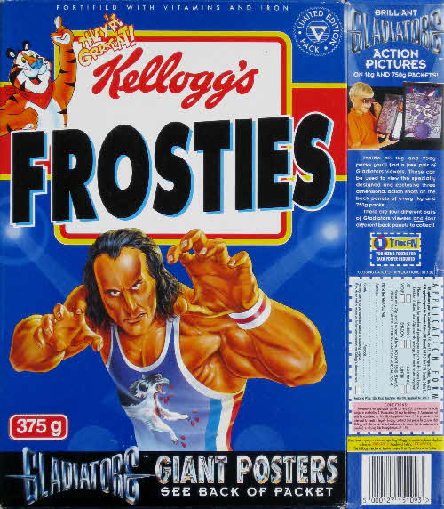 1995 Frosties Gladiator 3D poster front Wolf