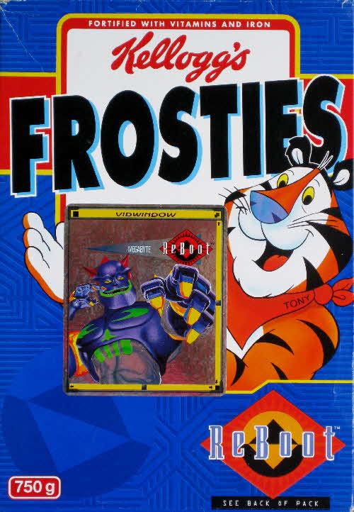1995 Frosties Reboot Compacts Metallic sticker Megabyte