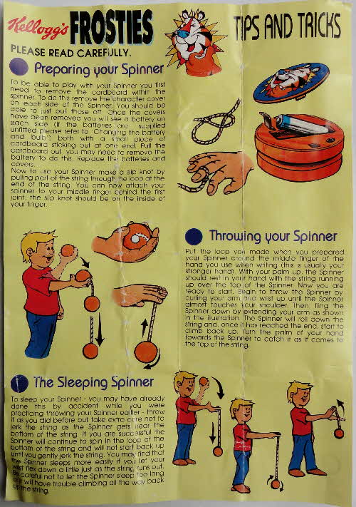 1994 Frosties Sonic Spinners instructions (2)