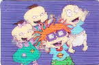 1996  Honey Nut Loops Rugrats Action Cards (2)1 small