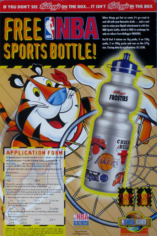 1999 Frosties NBA Sports Bottle