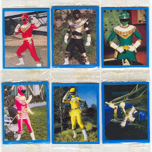 1996 Frosties Power Ranger Stickers1