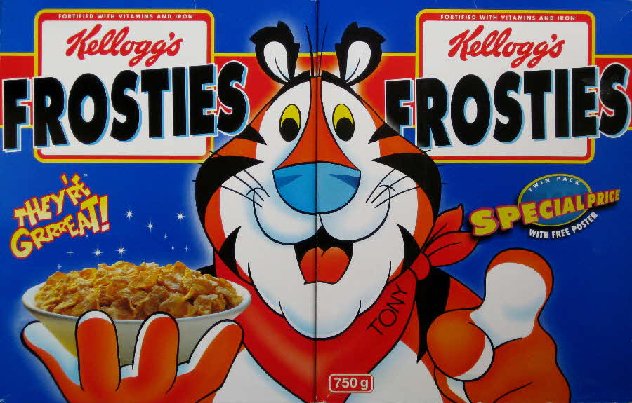 1996 Frosties Exciting Poster & Postcards - Double pack front