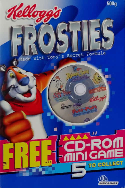 2001 Frosties Mini CD Rom Game front - mini