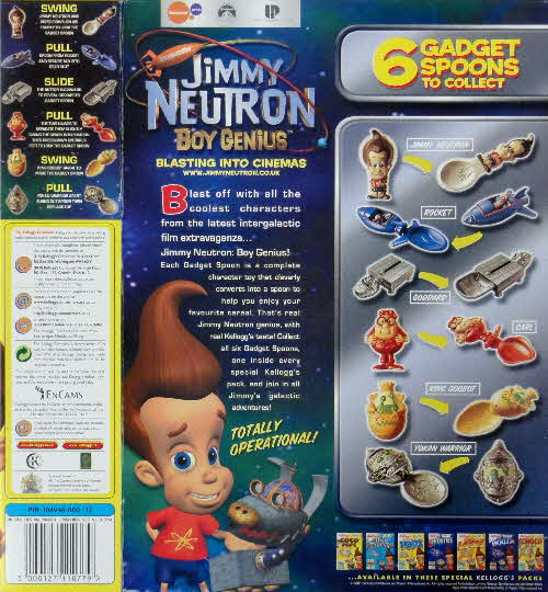 2002 Frosties Jimmy Neutron Gadget Spoon