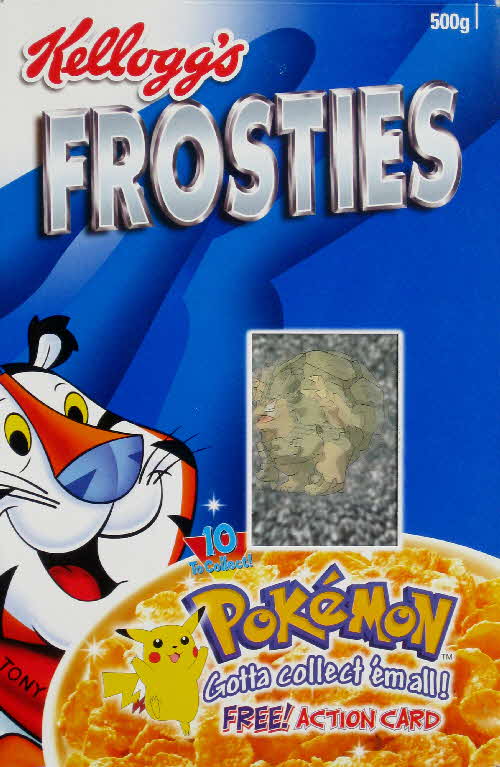 2000 Frosties Pokemon Cards front
