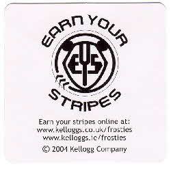 2004 Frosites Football Buddy insert card