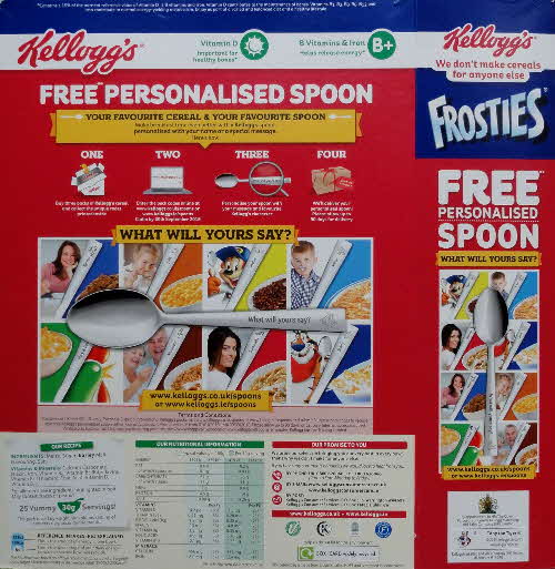 2015 Frosties Personalised Spoon (1)