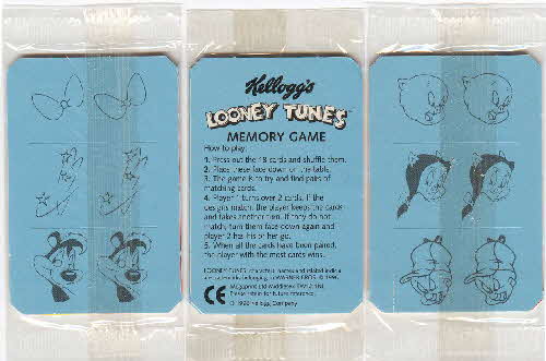1996 Honey Nut Loops Looney Tunes Memory game 1
