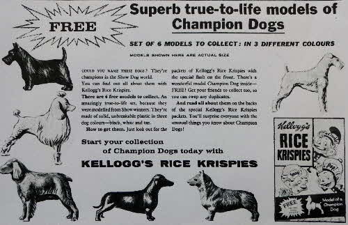 1959 Rice Krispies Champion Show Dogs