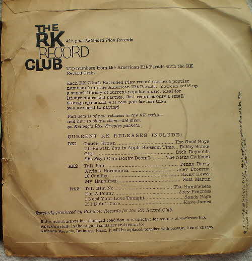 1959 Rice Krispies Record Club (1)