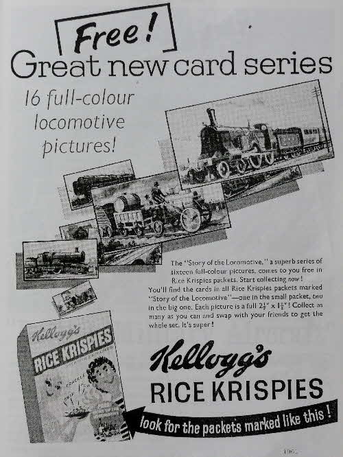 1961 Rice Krispies Story of Locomotive