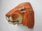 1980 Rice Krispies Wild Animal Heads No 4 Lion made (3)1 small