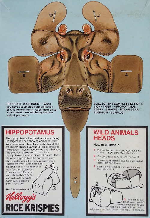 1980 Rice Krispies Wild Animal Heads (2)