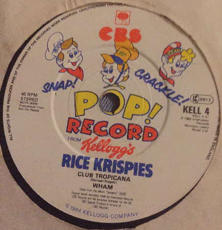 1984 Rice Krispies Super Smash Hit  Records (1)