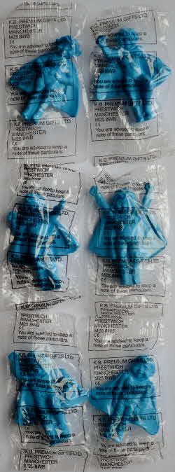 1990 Rice Krispies Super Hero Toppers - Blue mint