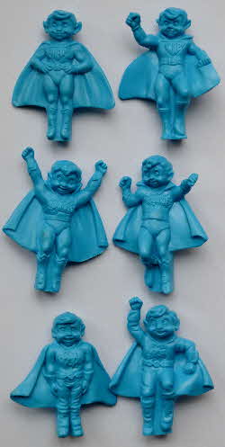 1990 Rice Krispies Super Hero Toppers - Blue