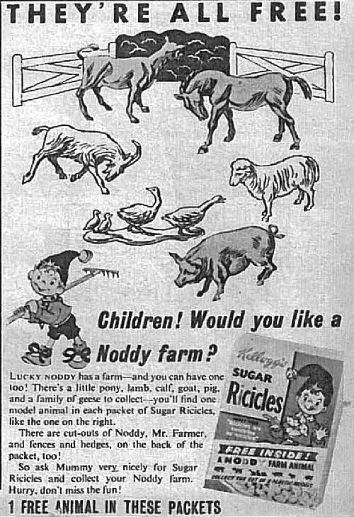 1957 Ricicles Noddy Farm Animal